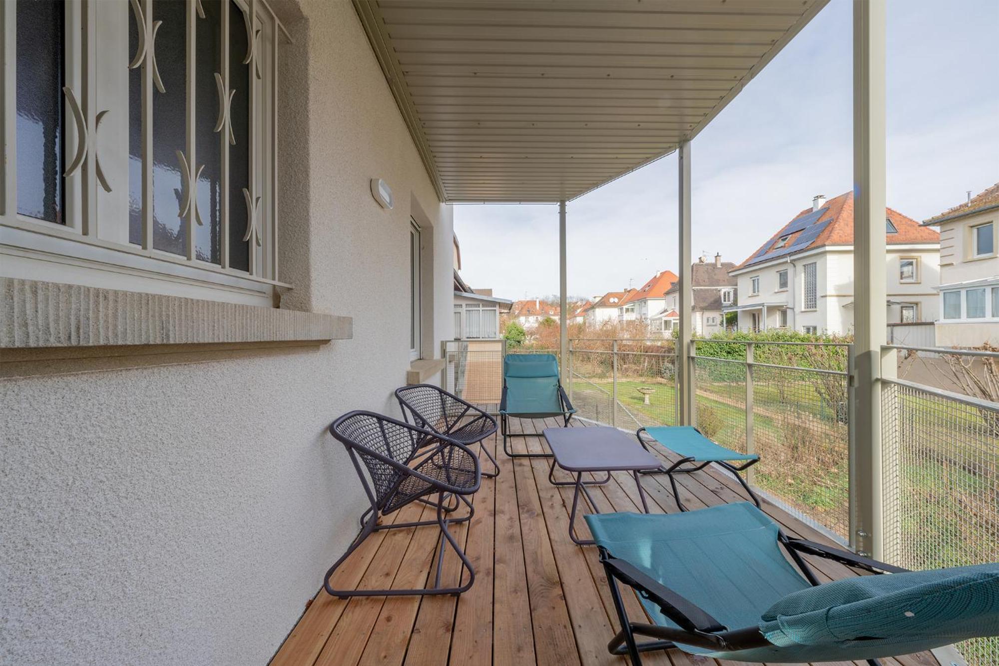 Le Cocon D'Emma, Appartement Bourgeois Avec Terrasse, Et Parking Gratuit Dans Maison De Maitre สตราสบูร์ก ภายนอก รูปภาพ