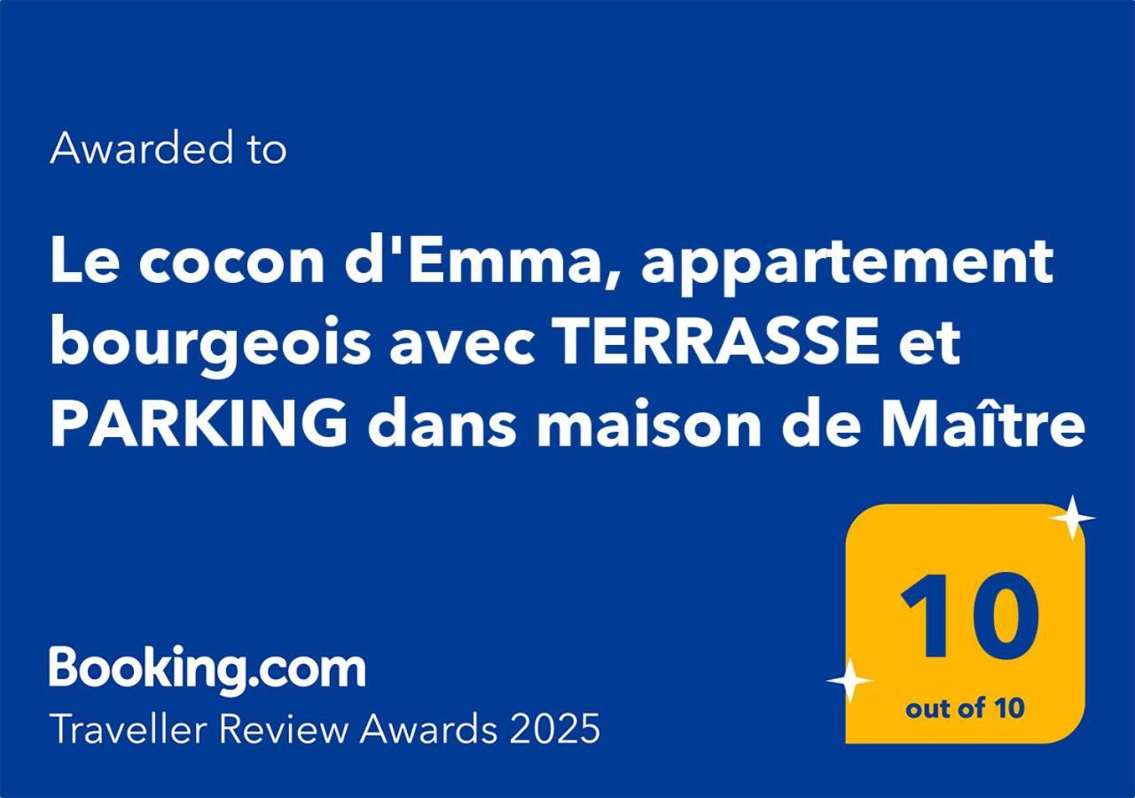 Le Cocon D'Emma, Appartement Bourgeois Avec Terrasse, Et Parking Gratuit Dans Maison De Maitre สตราสบูร์ก ภายนอก รูปภาพ